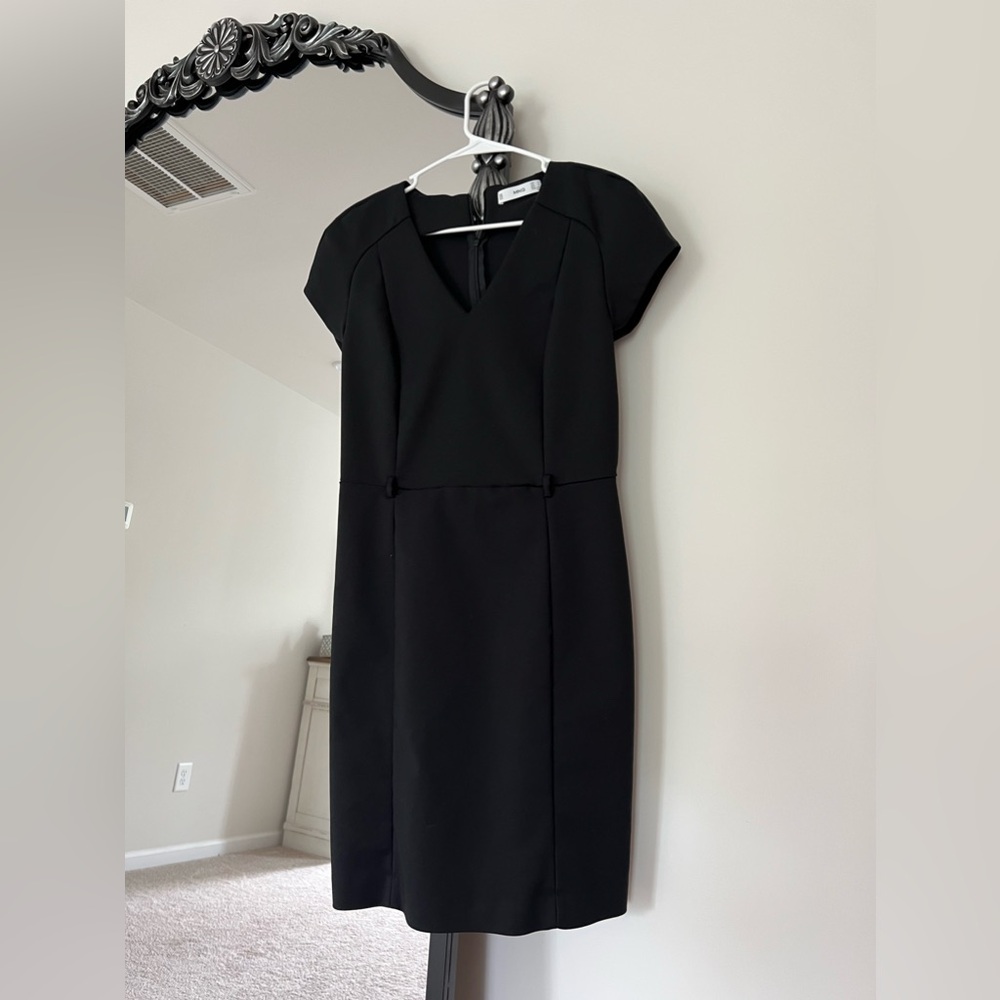 Mango black dress